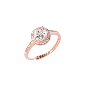 Elegant One Stone Round Ring for Every Occasion