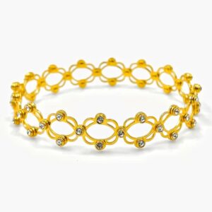 Discover the Elegance of Our New Golden Ring Bracelet