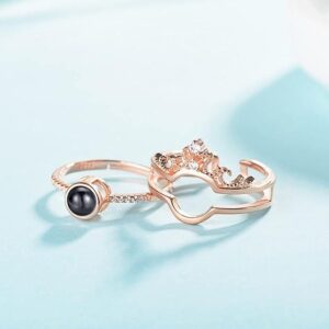 I Love You In 100 Languages Adjustable Ring